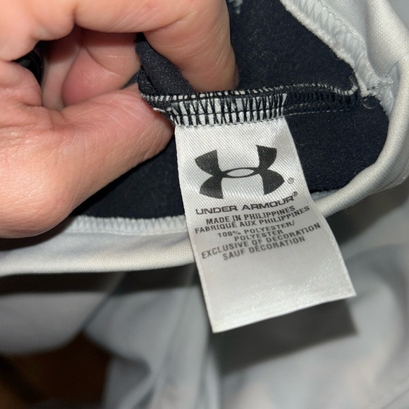 Men’s 3/4 Zip Pullover - 2 XL, white and black pockets in the front UA STORM - Picture 7 of 10